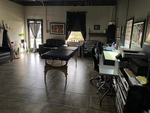 Explore name tattoo cover up ideas, creative tattoo ideas in Richmond, available at Seven Hills Tattoo LLC