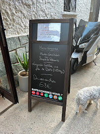 Menu / carte de La Vela d'Oro à Rogliano