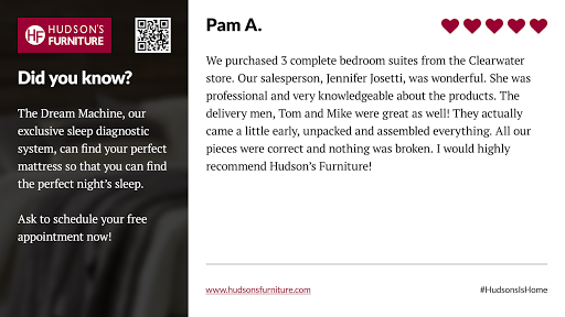 Furniture Store «Hudson’s Furniture & Mattress Outlet», reviews and photos, 3290 W 1st St, Sanford, FL 32771, USA