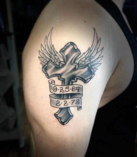 Explore xoxo tattoo ideas, creative tattoo ideas in Mchenry, available at Lunchbox Tattoo and Body Piercing