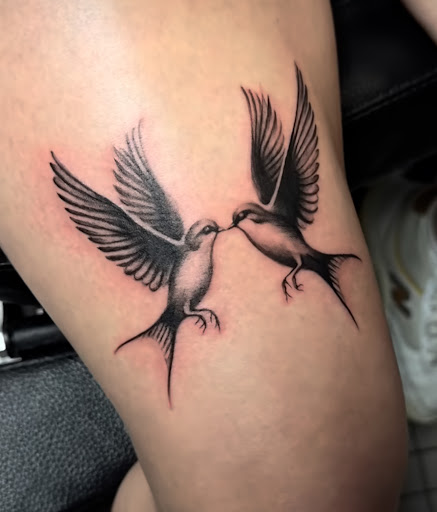 Explore foot ankle tattoo ideas, creative tattoo ideas in Fort Wayne, available at Grade A Tattoos and Body Piercing