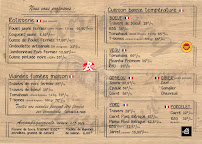 Carte du Papa coq rotisserie à Le Castellet