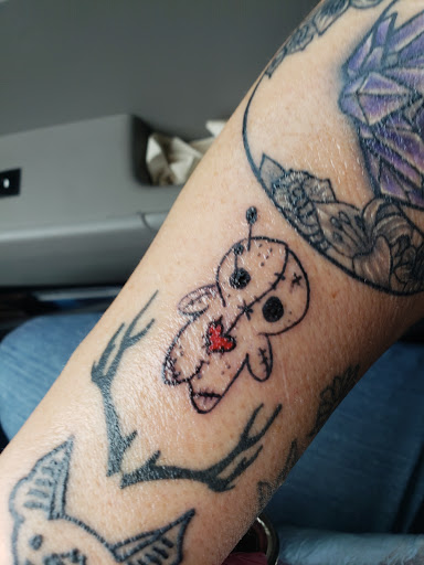 Explore long thin tattoo ideas, creative tattoo ideas in Satellite Beach, available at Rocksteady Tattoo Company