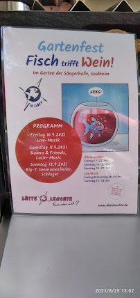 Carte du Lütte Leuchte Fisch oder Watt à Saulheim