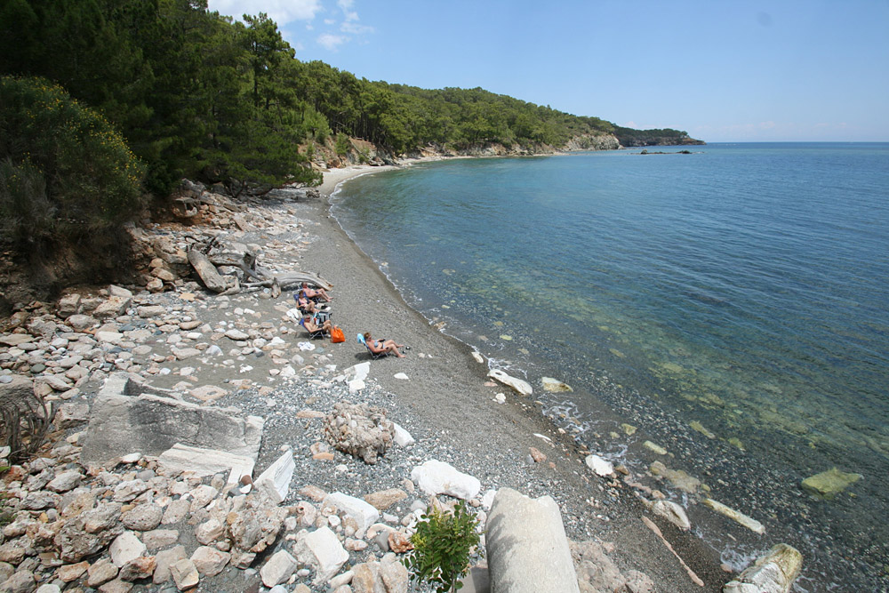 Foto von Phaselis Liman Kalintilari Beach wilde gegend