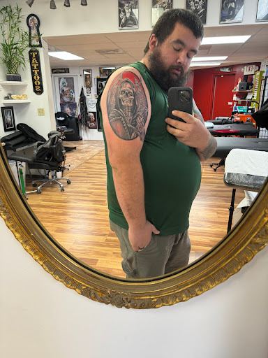 Explore butterfly tattoo idea, creative tattoo ideas in Keene, available at Noble Thorn tattoo room