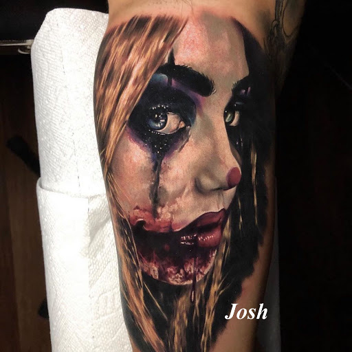 Explore man utd tattoo ideas, creative tattoo ideas in Sanford, available at Venom Ink Tattoo