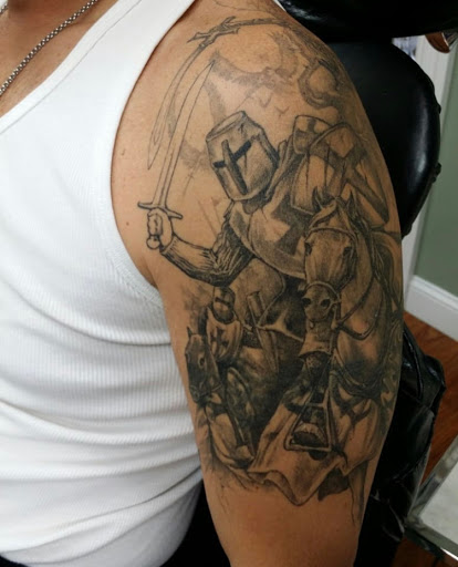 Explore ring tattoo ideas for him, creative tattoo ideas in Glen Head, available at Twin Moon Creations