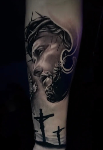 Explore jack tattoo ideas, creative tattoo ideas in San Antonio, available at Firme Copias Tattoo Studio