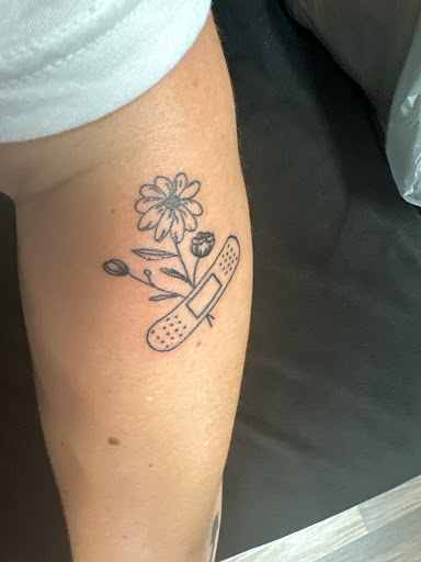 Explore color sleeve tattoo ideas, creative tattoo ideas in Glendale, available at Urban Legends Tattoo and Piercing LLC