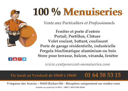 Magasin 100% Menuiseries Richarville