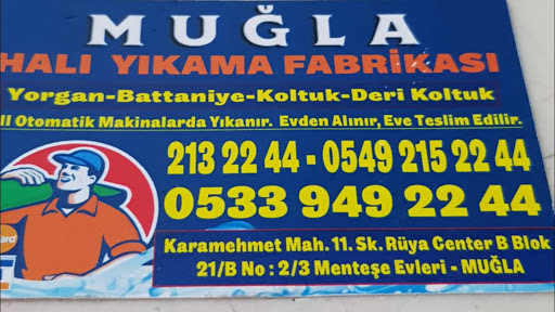 Muğla Halı Ve Koltuk Yıkama Fabrikası