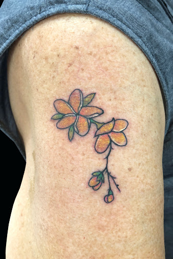 Explore handcuff tattoo ideas, creative tattoo ideas in Lahaina, available at Sweet Trade Tattoo