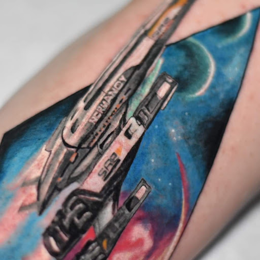 Explore tattoo ideas behind the ear, creative tattoo ideas in Greenfield, available at Garden of Eden Tattoos