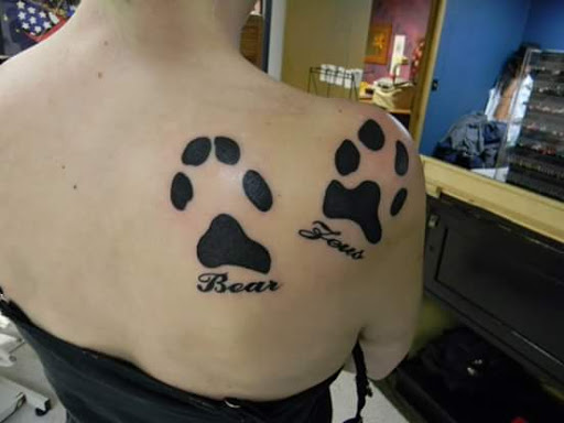 Explore behind neck tattoo ideas, creative tattoo ideas in Rockford, available at House Of Pain Tattoo co.