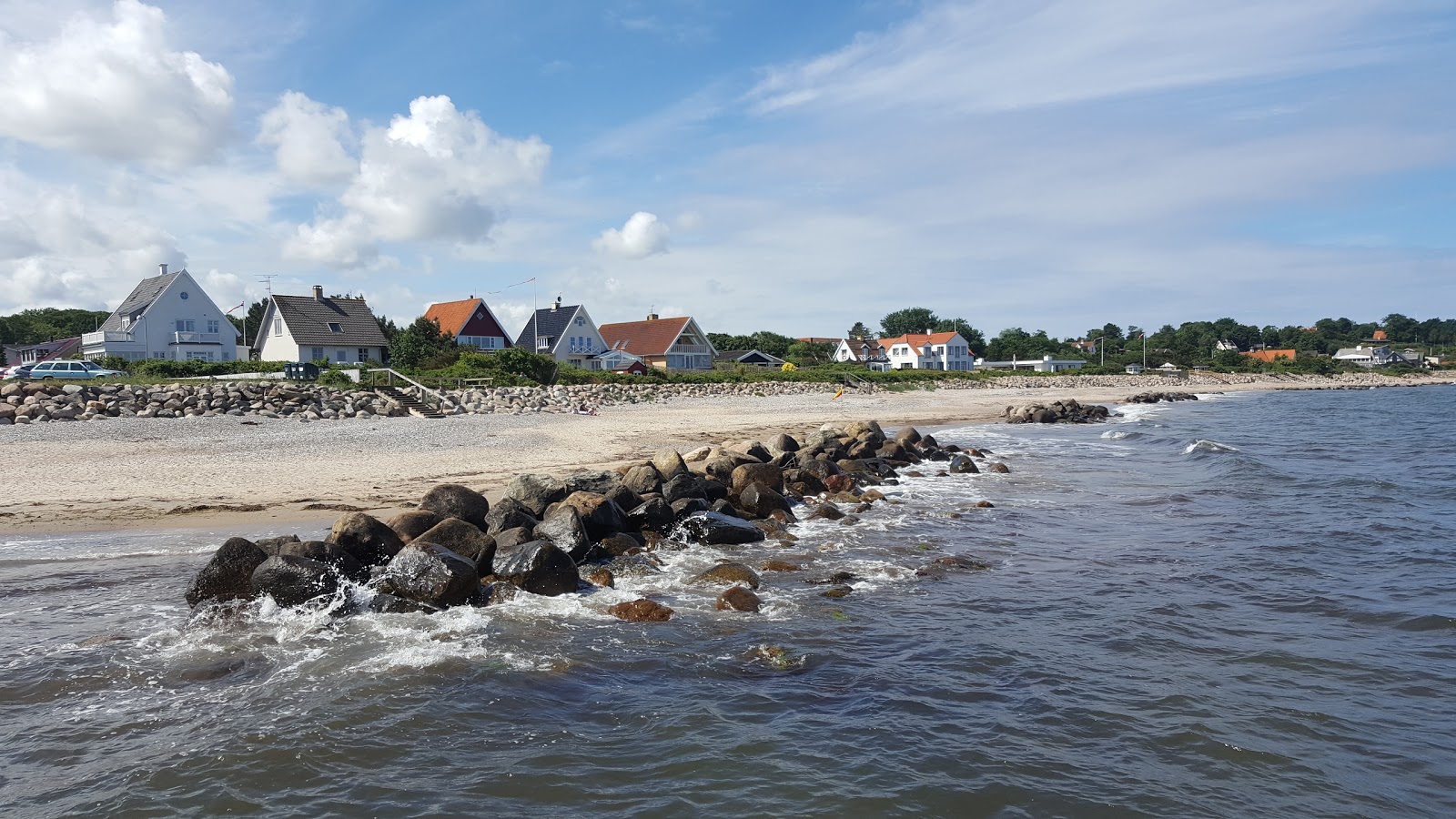 Foto von Gilleleje Beach und die siedlung
