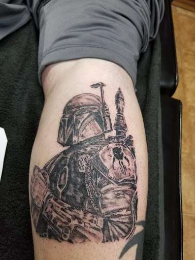 Explore left chest tattoo ideas, creative tattoo ideas in Conway, available at Primal Urge Tattoos