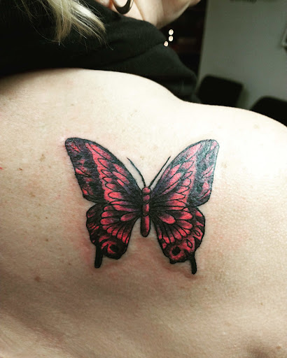 Explore halloweentown tattoo ideas, creative tattoo ideas in Carbondale, available at MsCandyTattoo