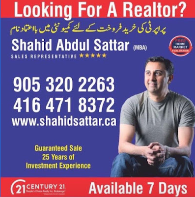 Shahid - Real Estate Agent Milton - Century 21 Available 24/7/365