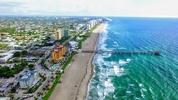 Photo de Deerfield beach avec rivage droit, long