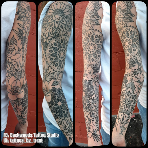 Explore son name tattoo ideas, creative tattoo ideas in Lakeview, available at Backwoods Tattoo Studio