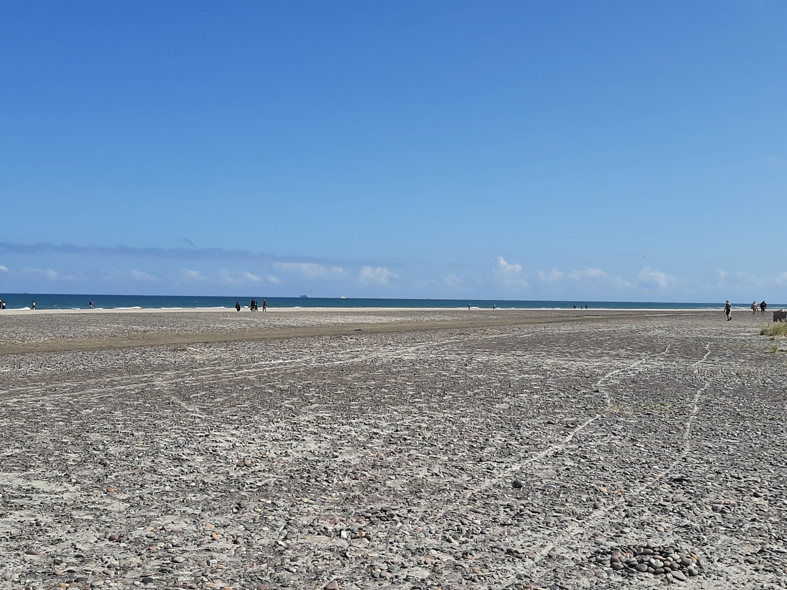 Gammel Skagen Beach的照片 带有长直海岸