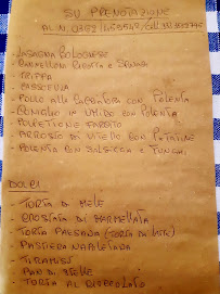 Menu / carte de Trattoria da Marta à Nova Milanese