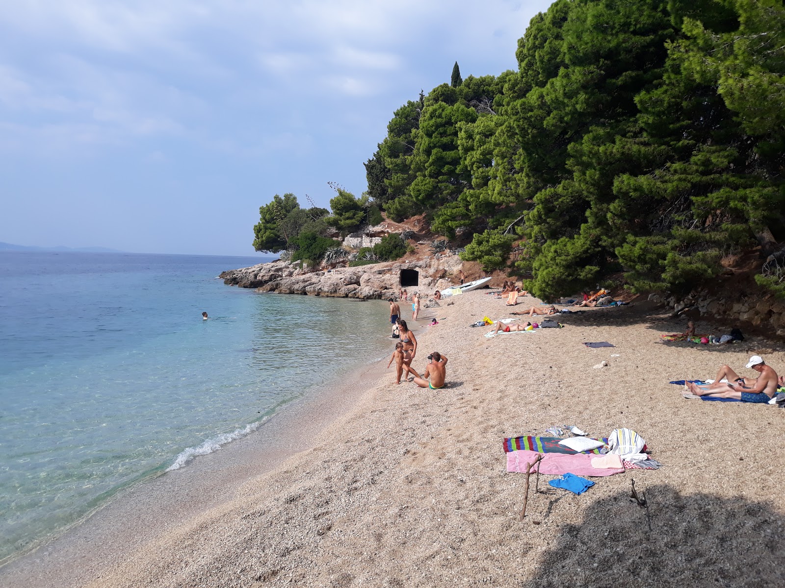 Fotografija Plaža Murvica nahaja se v naravnem okolju