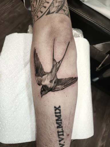Explore namaste tattoo ideas, creative tattoo ideas in Independence, available at Bare Skin Tattoo