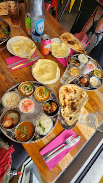 Thali du Restaurant indien Kesar Restaurant & Patisseries Indiennes à Saint-Pierre - n°8