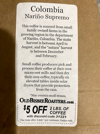 Coffee Store «Old Bisbee Roasters», reviews and photos, 7 Naco Rd, Bisbee, AZ 85603, USA