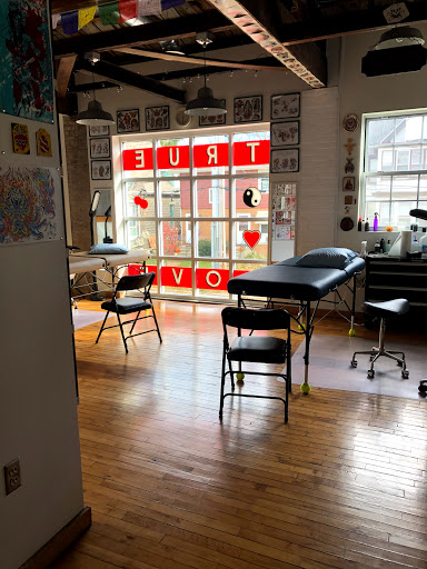 Explore tribal head tattoo ideas, creative tattoo ideas in Stoughton, available at True Love Tat2