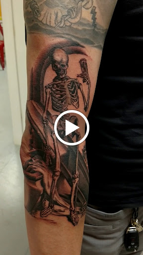 Explore three friend tattoo ideas, creative tattoo ideas in Marietta, available at Monkeys Uncle Tattoo