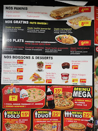 Carte du Delice pizza, livraison pizza metz à Metz