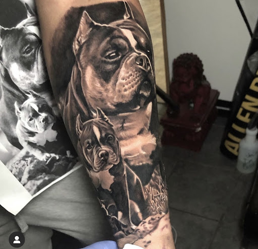 Explore gladiator tattoo ideas, creative tattoo ideas in Fort Wayne, available at Grade A Tattoos and Body Piercing