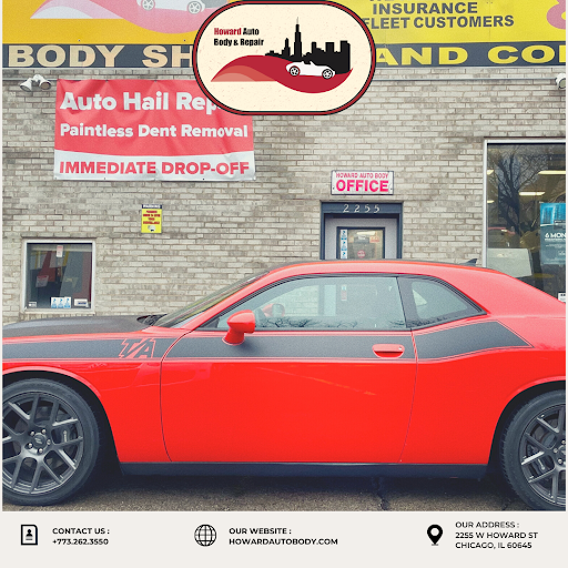 Auto Body Shop «Howard Auto Body & Repair Inc», reviews and photos, 2255 Howard St, Chicago, IL 60645, USA
