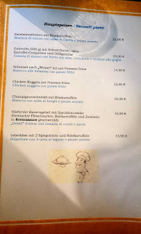 Menu du PIRCHER à Nals