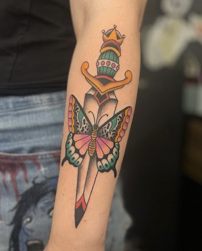Explore metroid tattoo ideas, creative tattoo ideas in San Jose, available at The Holy Scythe Tattoo