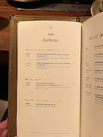 Soon Grill le Marais à Paris menu