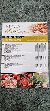 Menu du Pizza Del Giorno à Léguevin