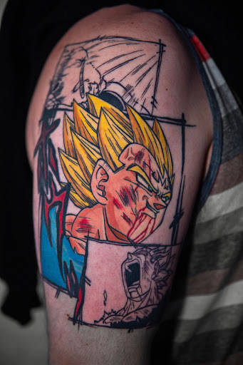 Explore super mario tattoo ideas, creative tattoo ideas in San Antonio, available at Ink & Iron Tattoos & Piercings