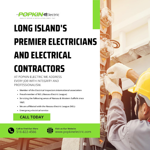 Electrician «Popkin & Son Electric Services Inc», reviews and photos, 87 Engineers Dr, Hicksville, NY 11801, USA