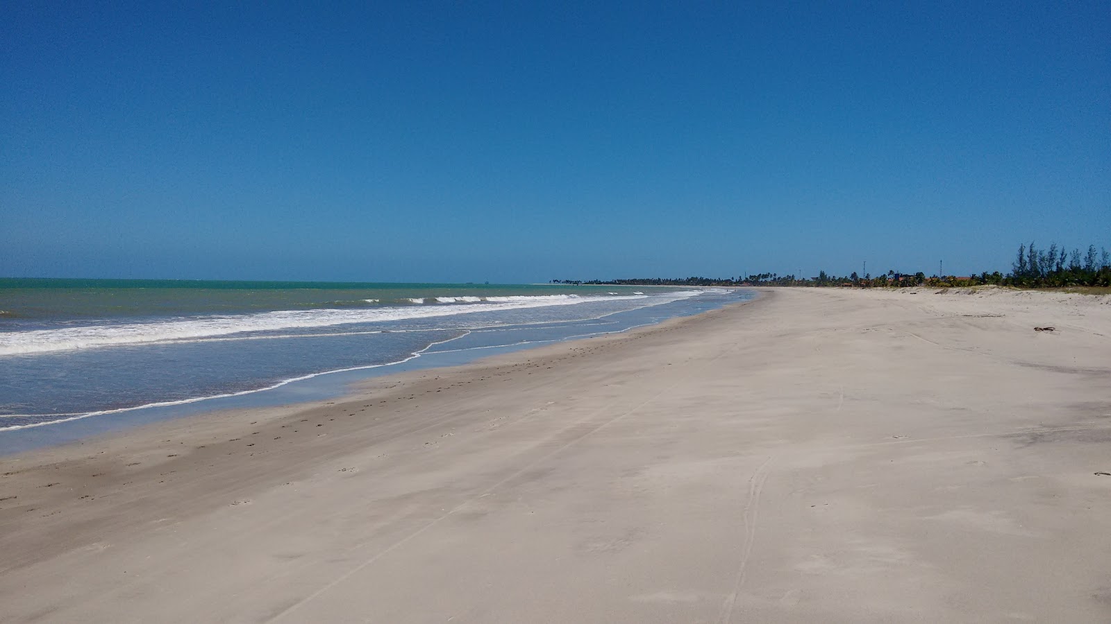 Zdjęcie Plaża Camacari z proste i długie