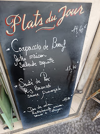 Le Pacha à Paris menu
