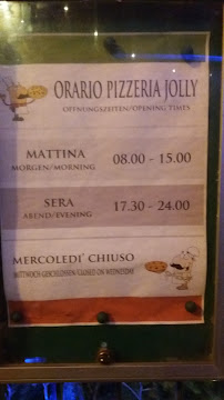 Pizzeria Jolly à Calliano carte