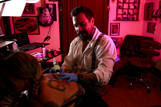 Explore small mountain tattoo ideas, creative tattoo ideas in Canton, available at The Inkeepers Tattoo Parlor