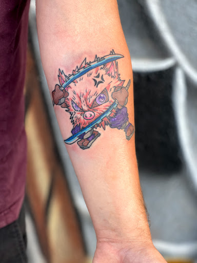 Explore shellback tattoo ideas, creative tattoo ideas in Goose Creek, available at Red Kirin Tattoo