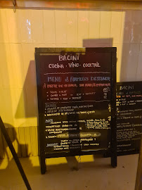 Restaurant italien Bacini Pigalle à Paris - menu / carte
