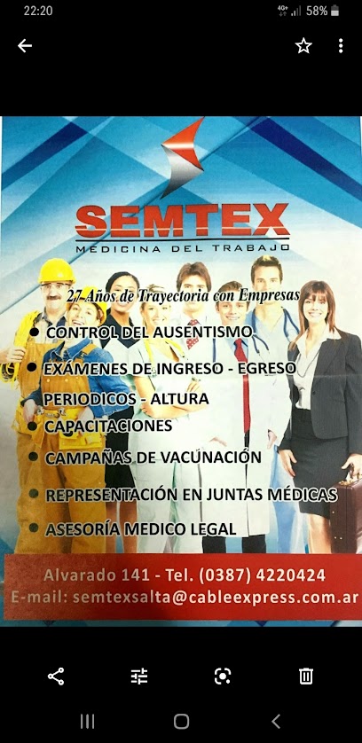 SEMTEX Medicina Del Trabajo
