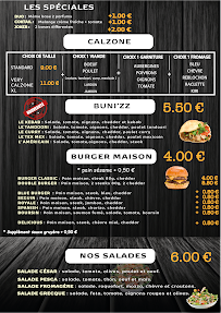 Menu du Pizzeria Zapi à Saint-Étienne